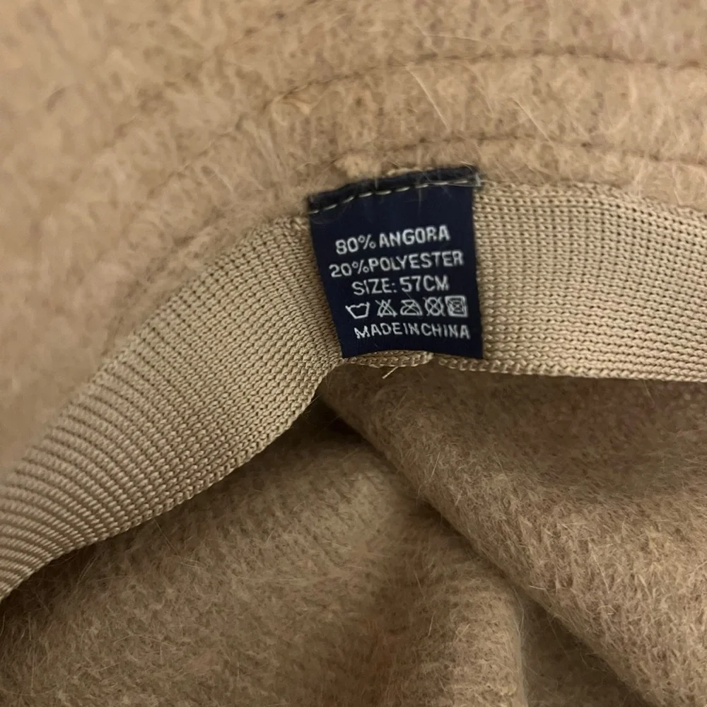 Tan Angora Blend Bucket Hat - Picture 3 of 4